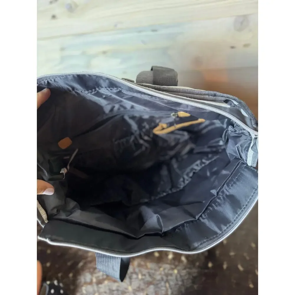 Diaper Bag Backpack Tote Gray Convertible Baby Changing Bag Multi Functional‎